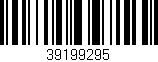 Código de barras (EAN, GTIN, SKU, ISBN): '39199295'