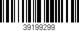 Código de barras (EAN, GTIN, SKU, ISBN): '39199299'
