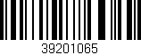 Código de barras (EAN, GTIN, SKU, ISBN): '39201065'