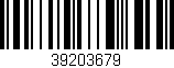 Código de barras (EAN, GTIN, SKU, ISBN): '39203679'