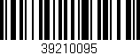Código de barras (EAN, GTIN, SKU, ISBN): '39210095'