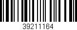 Código de barras (EAN, GTIN, SKU, ISBN): '39211164'