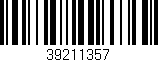 Código de barras (EAN, GTIN, SKU, ISBN): '39211357'