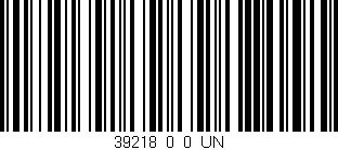 Código de barras (EAN, GTIN, SKU, ISBN): '39218_0_0_UN'
