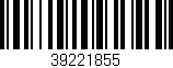 Código de barras (EAN, GTIN, SKU, ISBN): '39221855'