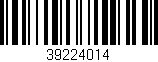 Código de barras (EAN, GTIN, SKU, ISBN): '39224014'