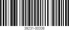 Código de barras (EAN, GTIN, SKU, ISBN): '39231-00338'