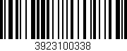 Código de barras (EAN, GTIN, SKU, ISBN): '3923100338'