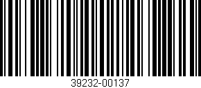 Código de barras (EAN, GTIN, SKU, ISBN): '39232-00137'
