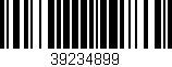 Código de barras (EAN, GTIN, SKU, ISBN): '39234899'