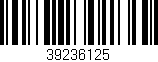 Código de barras (EAN, GTIN, SKU, ISBN): '39236125'