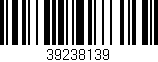 Código de barras (EAN, GTIN, SKU, ISBN): '39238139'