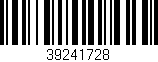 Código de barras (EAN, GTIN, SKU, ISBN): '39241728'
