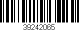 Código de barras (EAN, GTIN, SKU, ISBN): '39242065'