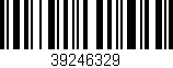 Código de barras (EAN, GTIN, SKU, ISBN): '39246329'