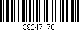 Código de barras (EAN, GTIN, SKU, ISBN): '39247170'
