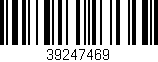 Código de barras (EAN, GTIN, SKU, ISBN): '39247469'