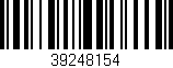 Código de barras (EAN, GTIN, SKU, ISBN): '39248154'