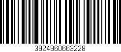 Código de barras (EAN, GTIN, SKU, ISBN): '3924960663228'