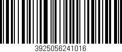 Código de barras (EAN, GTIN, SKU, ISBN): '3925056241016'