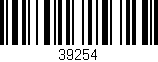 Código de barras (EAN, GTIN, SKU, ISBN): '39254'