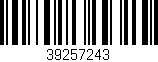 Código de barras (EAN, GTIN, SKU, ISBN): '39257243'