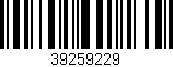 Código de barras (EAN, GTIN, SKU, ISBN): '39259229'