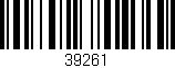 Código de barras (EAN, GTIN, SKU, ISBN): '39261'