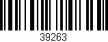 Código de barras (EAN, GTIN, SKU, ISBN): '39263'
