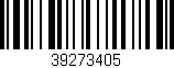 Código de barras (EAN, GTIN, SKU, ISBN): '39273405'