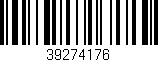 Código de barras (EAN, GTIN, SKU, ISBN): '39274176'