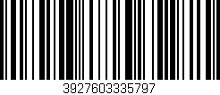 Código de barras (EAN, GTIN, SKU, ISBN): '3927603335797'