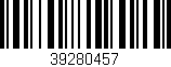 Código de barras (EAN, GTIN, SKU, ISBN): '39280457'