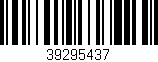 Código de barras (EAN, GTIN, SKU, ISBN): '39295437'