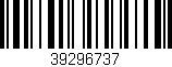 Código de barras (EAN, GTIN, SKU, ISBN): '39296737'
