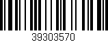 Código de barras (EAN, GTIN, SKU, ISBN): '39303570'