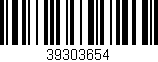 Código de barras (EAN, GTIN, SKU, ISBN): '39303654'