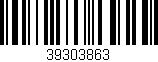 Código de barras (EAN, GTIN, SKU, ISBN): '39303863'