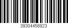 Código de barras (EAN, GTIN, SKU, ISBN): '39304456923'