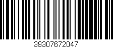 Código de barras (EAN, GTIN, SKU, ISBN): '39307672047'
