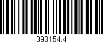Código de barras (EAN, GTIN, SKU, ISBN): '393154.4'