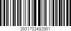 Código de barras (EAN, GTIN, SKU, ISBN): '3931703492861'