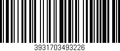 Código de barras (EAN, GTIN, SKU, ISBN): '3931703493226'