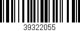 Código de barras (EAN, GTIN, SKU, ISBN): '39322055'
