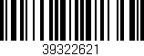 Código de barras (EAN, GTIN, SKU, ISBN): '39322621'