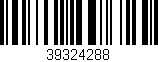 Código de barras (EAN, GTIN, SKU, ISBN): '39324288'