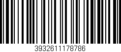 Código de barras (EAN, GTIN, SKU, ISBN): '3932611178786'