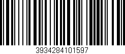 Código de barras (EAN, GTIN, SKU, ISBN): '3934284101597'