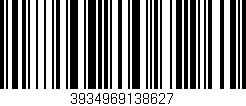 Código de barras (EAN, GTIN, SKU, ISBN): '3934969138627'