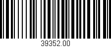 Código de barras (EAN, GTIN, SKU, ISBN): '39352.00'